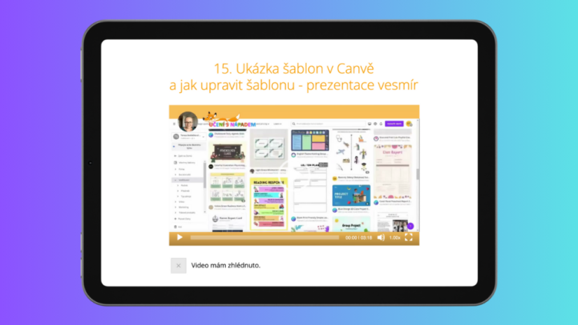 Praktická Canva pro učitele on-line