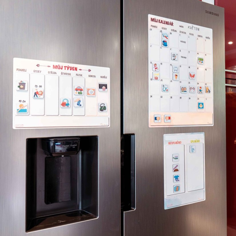 Obrázkové magnetické kalendáře pro školy + kompletní sada magnetek