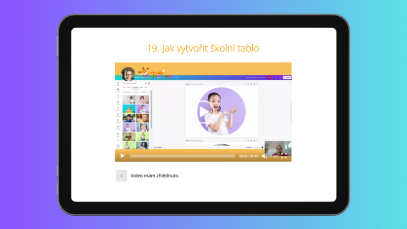 Praktická Canva pro učitele on-line