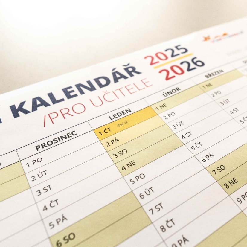 Plánovací kalendář A2 pro MŠ / 2025 - 2026 + bonus A3