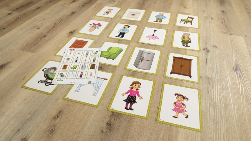 Velké obrázkové bludiště - rodina