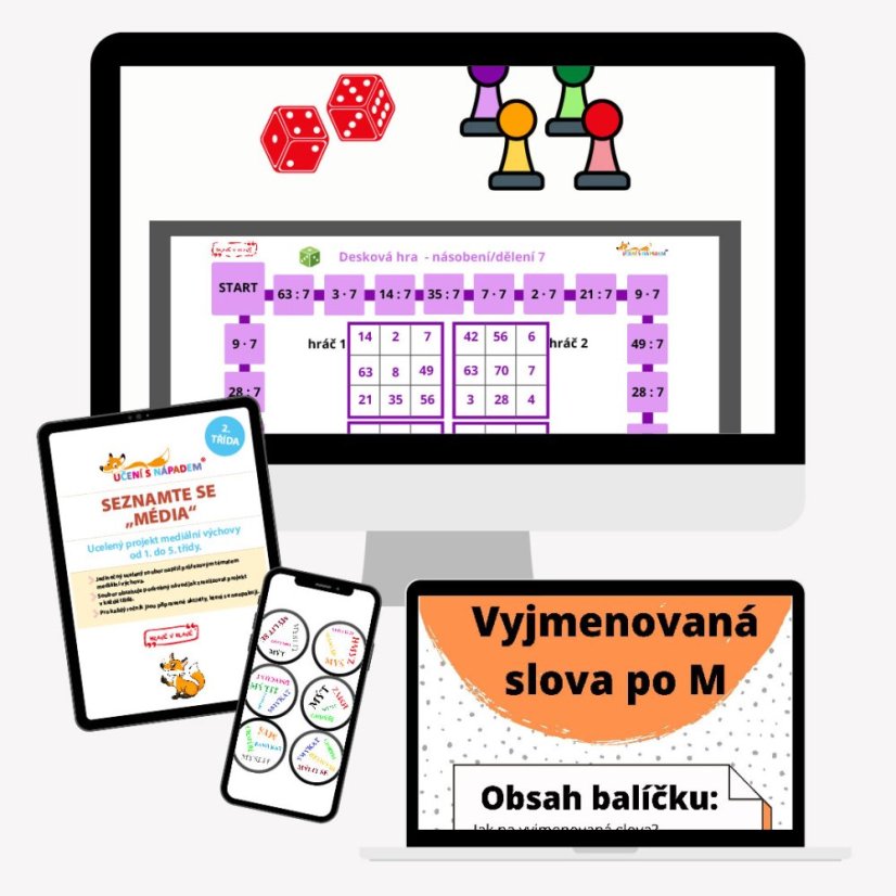 Mix souborů PDF pro 3. třídu – Multilicence