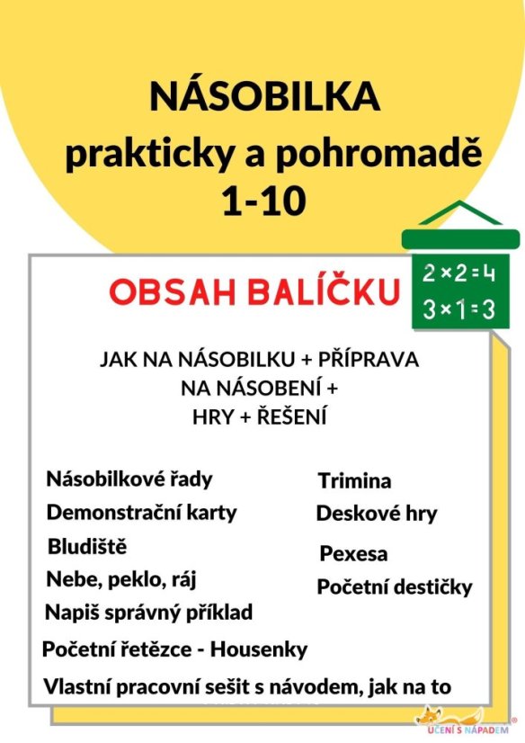 Násobilka 1-10 – Prakticky a pohromadě – PDF – Multilicence