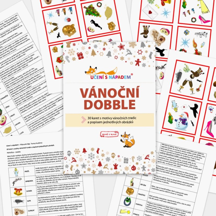 Vánoční dobble v PDF
