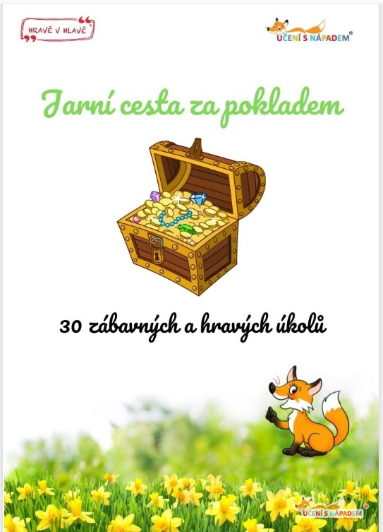 Jarní cesta za pokladem - úkoly pro děti - Typ pomůcky: Tištěná pomůcka