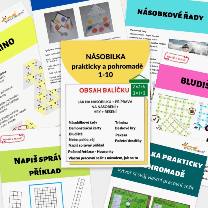 Násobilka 1-10 – Prakticky a pohromadě – PDF – Multilicence
