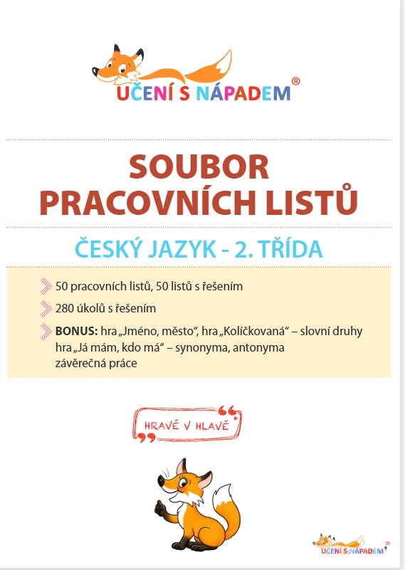 Sady souborů PDF pro 2. třídu – Multilicence