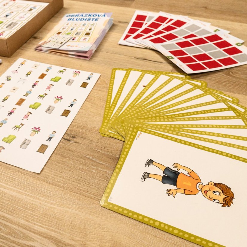 Velké obrázkové bludiště - rodina