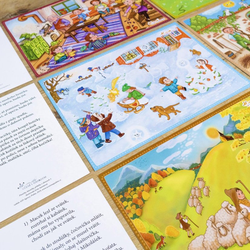 Nejznámější české lidové písničky v obrazech pro děti