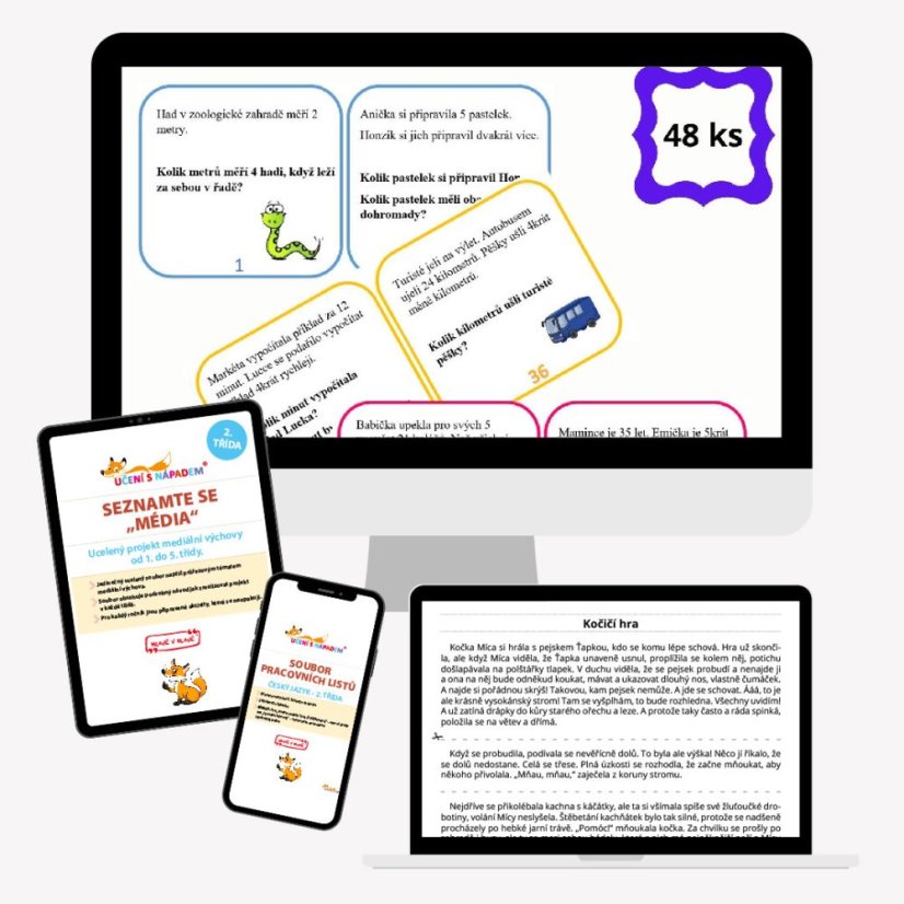 Sady souborů PDF pro 2. třídu – Multilicence