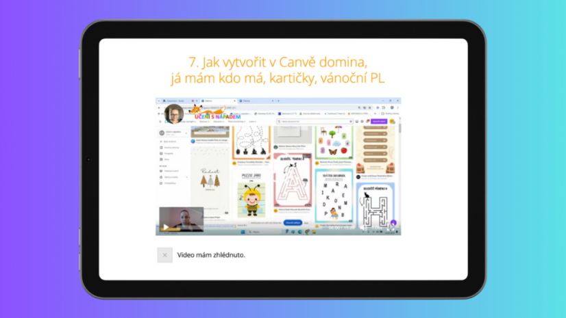 Praktická Canva pro učitele on-line