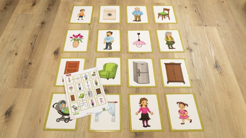 Velké obrázkové bludiště - rodina