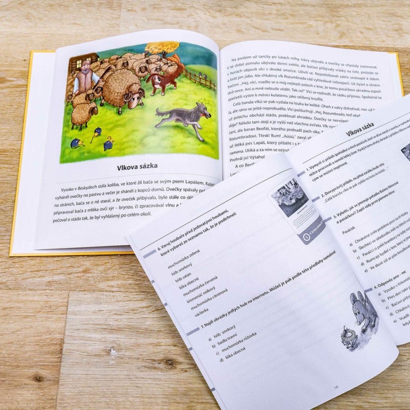 Když nefunguje myš – Kniha – 15 vzdělávacích příběhů – práce s textem 2., 3., 4., třída