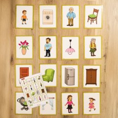 Velké obrázkové bludiště - rodina