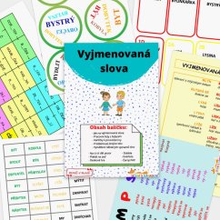 Vyjmenovaná slova – 224 souborů PDF (MULTILICENCE)