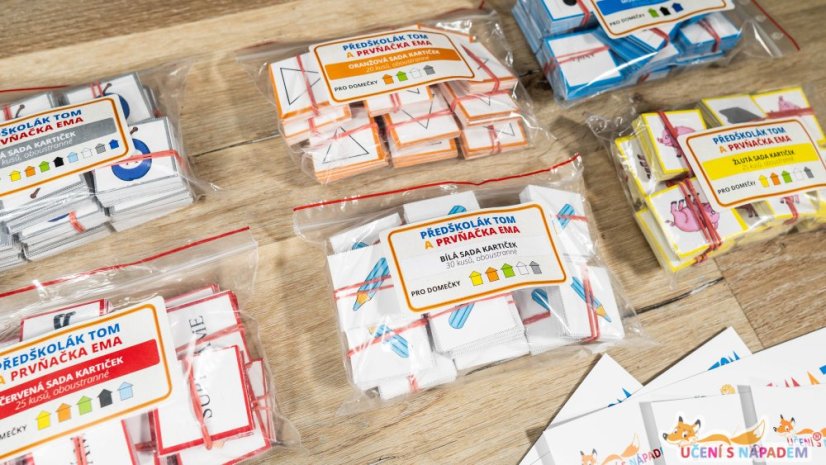 Prvňačka Ema a předškolák Tom – fyzická pomůcka – sada pro 15 žáků