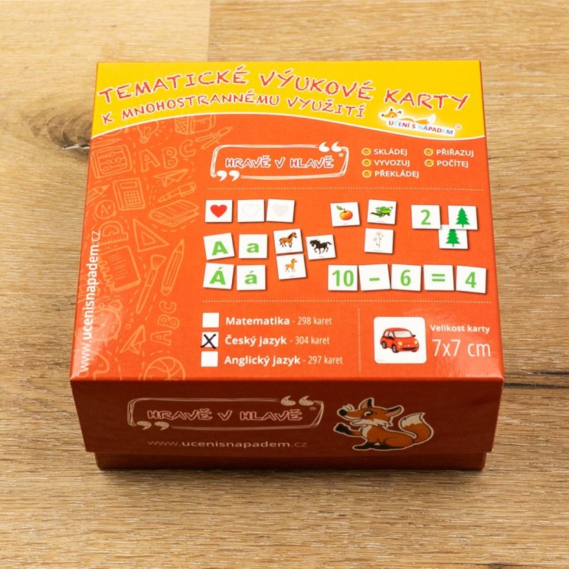 Třídím a poznávám - výukové karty do Českého jazyka