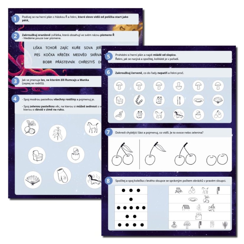 Logohrátky - procvičujeme písmeno Ř