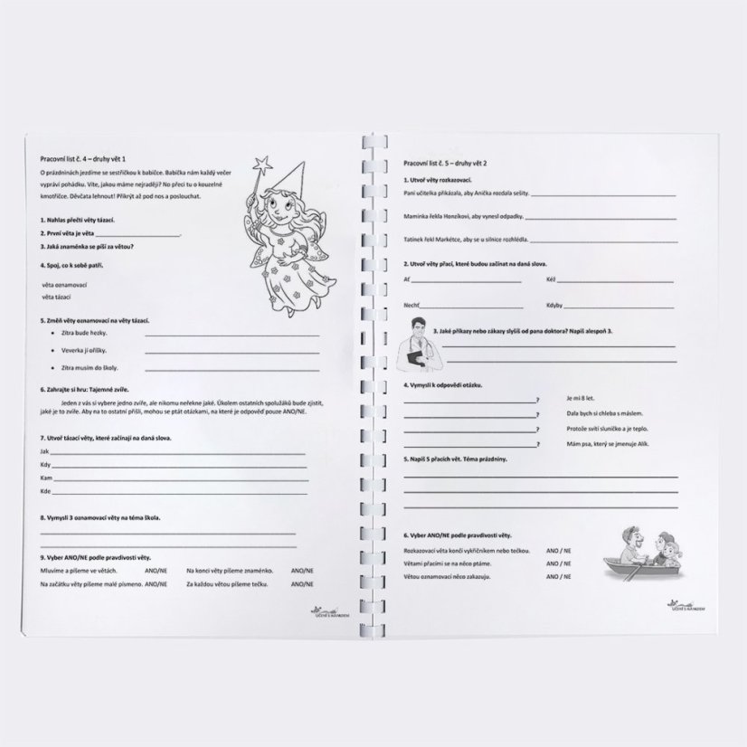 Český jazyk pro 2. třídu - pracovní listy - Typ pomůcky: Tištěná pomůcka