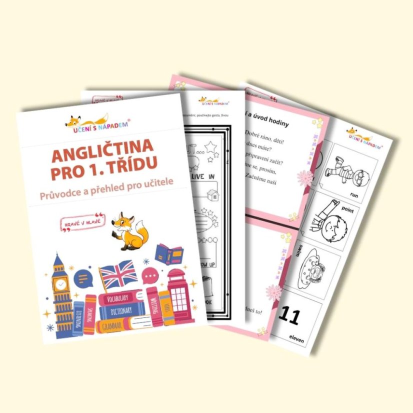 Angličtina pro 1. třídu na celý školní rok