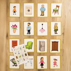 Velké obrázkové bludiště - rodina