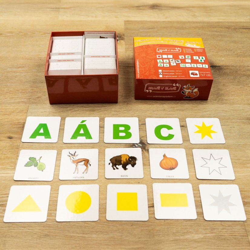 Třídím a poznávám - výukové karty do Českého jazyka