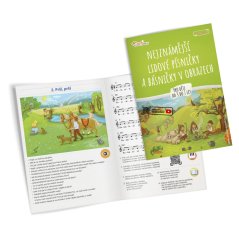 Nejznámější české lidové písničky v obrazech - pracovní sešit