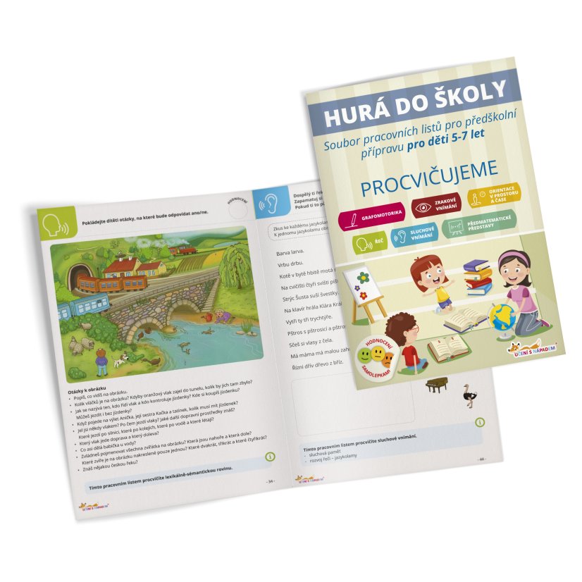 Hurá do školy - pracovní sešit pro předškolní přípravu