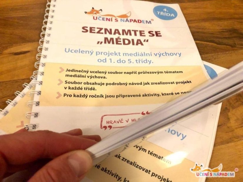 Seznamte se „Média“ - projektové vyučování - Typ pomůcky: Tištěná pomůcka, Vyberte třídu: 1. třída