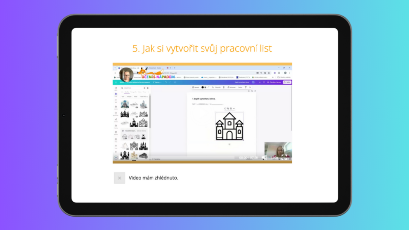 Praktická Canva pro učitele on-line